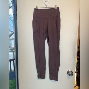 🆕 Mondetta Performance Luxury Leggings With Side Pockets, small herringbone brn